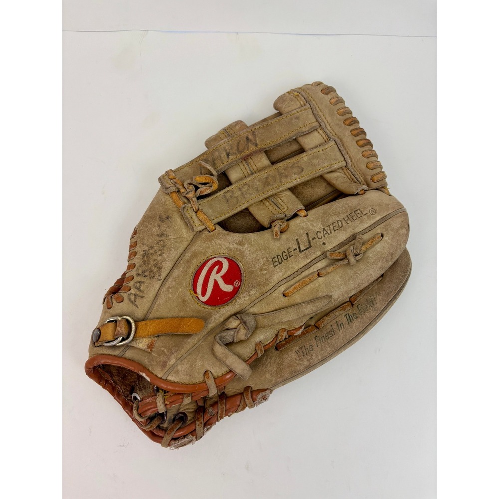Vintage Rawlings RB650 Edge-U-Cated Heel Leather Baseball Glove